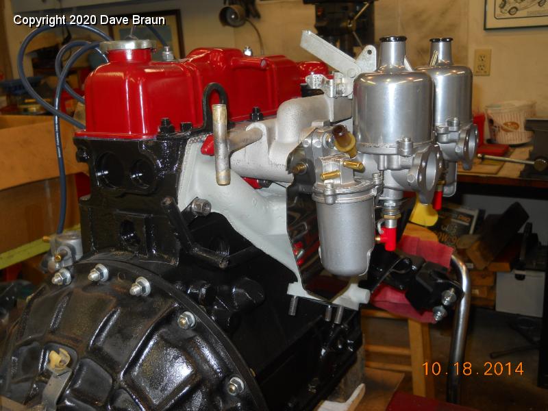 Spitfire1974/Restoration/Fuel System/Carburetors/Installing Carburetors